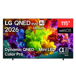 LG 115QNED93B6 QNED evo AI QNED93 2026 115″ 4K UHD Mini LED Smart TV F Black