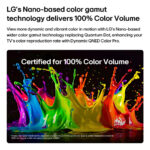 LG 100QNED87B6 QNED evo AI QNED87 2026 100″ 4K UHD Mini LED Smart TV E Black