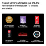 LG OLED83W69LA Wallpaper evo AI W6 2026 83″ 4K UHD OLED Smart TV F Black
