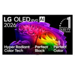 LG OLED83G64LW OLED evo AI G6 2026 83″ 4K UHD OLED Smart TV D Black