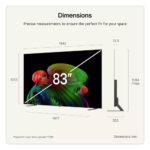 LG OLED83B65LA OLED AI 2026 83″ B6 4K UHD OLED Smart TV D Black