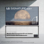 LG OLED77T49LA SIGNATURE OLED T 77″ Transparent & True Wireless 4K UHD OLED Smart TV G Black
