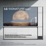 LG OLED77T49LA SIGNATURE OLED T 77″ Transparent & True Wireless 4K UHD OLED Smart TV G Black