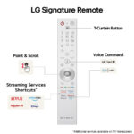 LG OLED77T49LA SIGNATURE OLED T 77″ Transparent & True Wireless 4K UHD OLED Smart TV G Black