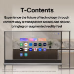 LG OLED77T49LA SIGNATURE OLED T 77″ Transparent & True Wireless 4K UHD OLED Smart TV G Black