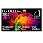 LG OLED77W69LA Wallpaper evo AI W6 2026 77″ 4K UHD OLED Smart TV G Black