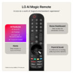 LG OLED77W69LA Wallpaper evo AI W6 2026 77″ 4K UHD OLED Smart TV G Black