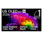 LG OLED77G64LW OLED evo AI G6 2026 77″ 4K UHD OLED Smart TV E Black