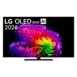 LG OLED55G66LS OLED evo AI 2026 55″ G6 4K UHD OLED Smart TV E Black