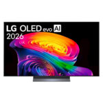 LG OLED55C64LA OLED evo AI 2026 55″ C6 4K UHD OLED Smart TV F Black