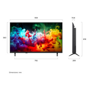 LG 43QNED72B6B QNED AI QNED72 2026 43″ 4K UHD Mini LED Smart TV F Black