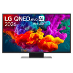 LG 43QNED87B6A QNED evo AI QNED87 2026 43″ 4K UHD Mini LED Smart TV E Black