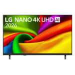 LG 43NU850B6LA NANO AI NU85 2026 43″ 4K UHD NanoCell Smart TV G Black