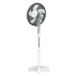 Wilson WFAN16WH.UK Pedestal Fan 16" 40cm 45Watts with r/c White