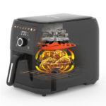 Wilson WFRY08T5BK.UK Airfryer 8.0L Single Bucket with 10 preset programs 1700W Black