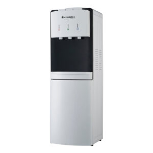 Wilson WWDFS25B.UK Freestanding Top-Loading Water Dispenser with 3 taps and Fridge Cabinet White