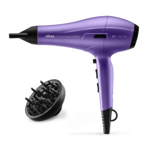 Ufesa X-Treme Shine Professional Hair Dryer 2600W AC motor Purple