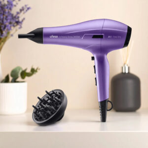 Ufesa X-Treme Shine Professional Hair Dryer 2600W AC motor Purple