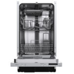 Tesla WDI462M Fully Integrated Dishwasher 45cm 10 Place Settings 2 Drawers E Silver