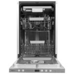 Tesla WDI490M Fully Integrated Dishwasher 45cm 10 Place Settings 3 Drawers E Silver