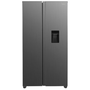 Tesla RB5210FHXE Side by Side Freestanding Refrigerator 529 Litres Total No Frost with Water Dispenser 177x90cm E Inox