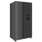 Tesla RB5210FHXE Side by Side Freestanding Refrigerator 529 Litres Total No Frost with Water Dispenser 177x90cm E Inox