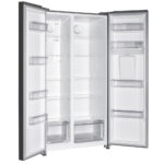 Tesla RB5210FHXE Side by Side Freestanding Refrigerator 529 Litres Total No Frost with Water Dispenser 177x90cm E Inox