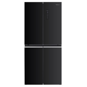 Tesla RM4700FHBE Four-Door Wardrobe Freestanding Refrigerator 466 Litres Total No Frost 180x80cm E Black