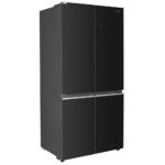 Tesla RM4700FHBE Four-Door Wardrobe Freestanding Refrigerator 466 Litres Total No Frost 180x80cm E Black