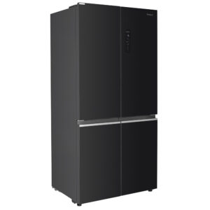 Tesla RM4700FHBE Four-Door Wardrobe Freestanding Refrigerator 466 Litres Total No Frost 180x80cm E Black