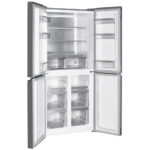 Tesla RM4700FHBE Four-Door Wardrobe Freestanding Refrigerator 466 Litres Total No Frost 180x80cm E Black