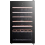 Tesla RW092M Freestanding Wine cooler Single Zone 93 Litres 34 bottles G Black