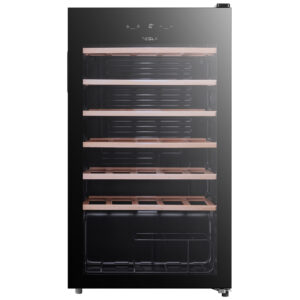 Tesla RW092M Freestanding Wine cooler Single Zone 93 Litres 34 bottles G Black