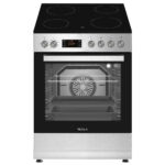 Tesla CV6490SX Freestanding Cooker Electric/Electric with Ceramic Hobs 80 Litres 60cm Inox