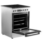 Tesla CV6490SX Freestanding Cooker Electric/Electric with Ceramic Hobs 80 Litres 60cm Inox