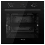 Tesla BO800FB Single Oven with Hydrolytic Cleaning System 73 Litres 60cm A Black