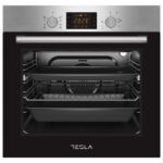 Tesla BO900SX Single Oven with Hydrolytic Cleaning System 70 Litres 60cm A Inox