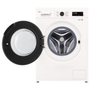 LG F4X1008NWK 6 motion Freestanding Front-loading Washing Machine Steam™, ThinQ (Wi-Fi) 8Kg 1400rpm A White