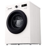 LG F4X1008NWK 6 motion Freestanding Front-loading Washing Machine Steam™, ThinQ (Wi-Fi) 8Kg 1400rpm A White