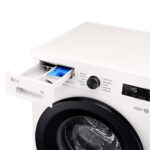 LG F4X1008NWK 6 motion Freestanding Front-loading Washing Machine Steam™, ThinQ (Wi-Fi) 8Kg 1400rpm A White