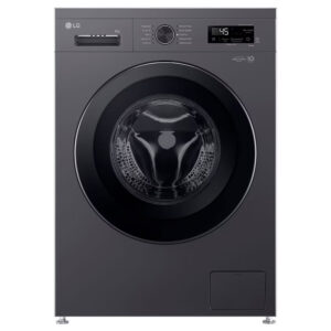 LG F4X1008NMK 6 motion Freestanding Front-loading Washing Machine Steam™, ThinQ (Wi-Fi) 8Kg 1400rpm A Dark Grey