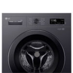 LG F4X1008NMK 6 motion Freestanding Front-loading Washing Machine Steam™, ThinQ (Wi-Fi) 8Kg 1400rpm A Dark Grey