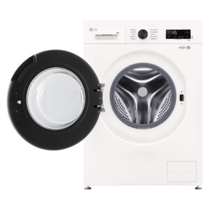 LG F4X1009NWK 6 motion Freestanding Front-loading Washing Machine Steam™, ThinQ (Wi-Fi) 9Kg 1400rpm A White