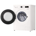 LG F4X1009NWK 6 motion Freestanding Front-loading Washing Machine Steam™, ThinQ (Wi-Fi) 9Kg 1400rpm A White