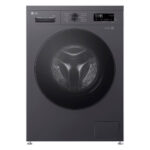 LG F4X1009NMB 6 motion Freestanding Front-loading Washing Machine Steam™, ThinQ (Wi-Fi) 9Kg 1400rpm A Dark Grey