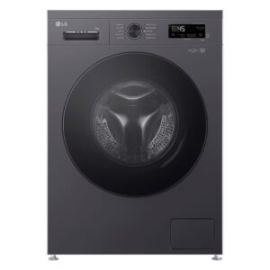 LG F4X1009NMB 6 motion Freestanding Front-loading Washing Machine Steam™, ThinQ (Wi-Fi) 9Kg 1400rpm A Dark Grey
