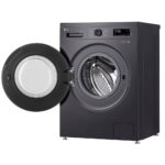 LG F4X1009NMB 6 motion Freestanding Front-loading Washing Machine Steam™, ThinQ (Wi-Fi) 9Kg 1400rpm A Dark Grey
