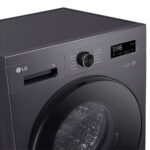 LG F4X1009NMB 6 motion Freestanding Front-loading Washing Machine Steam™, ThinQ (Wi-Fi) 9Kg 1400rpm A Dark Grey