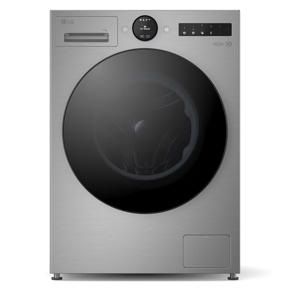 SKU1004206 LG F4X7511TSB AI DD™ Freestanding Front-loading Washing Machine Steam™, ThinQ (Wi-Fi) 11Kg 1400rpm A Silver