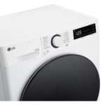 LG D2R50S8TSWB AI DD™ Freestanding Washer Dryer Slim Steam™, TurboWash 360™ 8/5kg 1200rpm E White